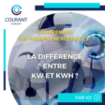 La différence entre un kW et un kWh