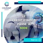 2024 – Crédit d’impôt pour les bornes de recharge